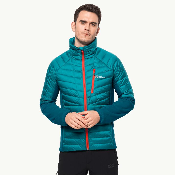JACK WOLFSKIN VESTE EN DUVET NEBELHORN HYBRID MEN OUTWEAR