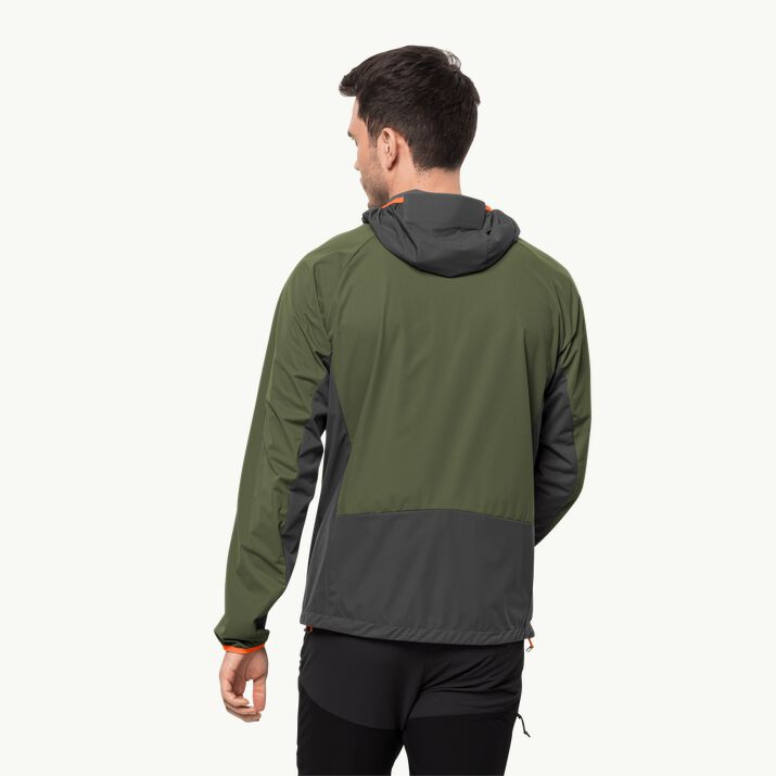 JACK WOLFSKIN VESTE SOFTSHELL EAGLE PEAK II HOODY MEN TOP