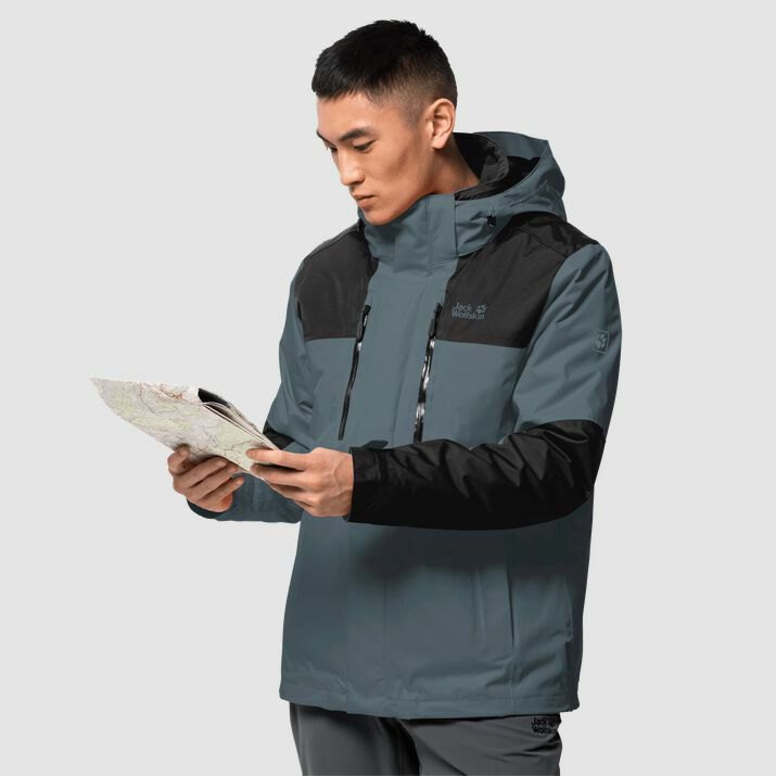 JACK WOLFSKIN JASPER VESTE 3EN1 MEN OUTWEAR